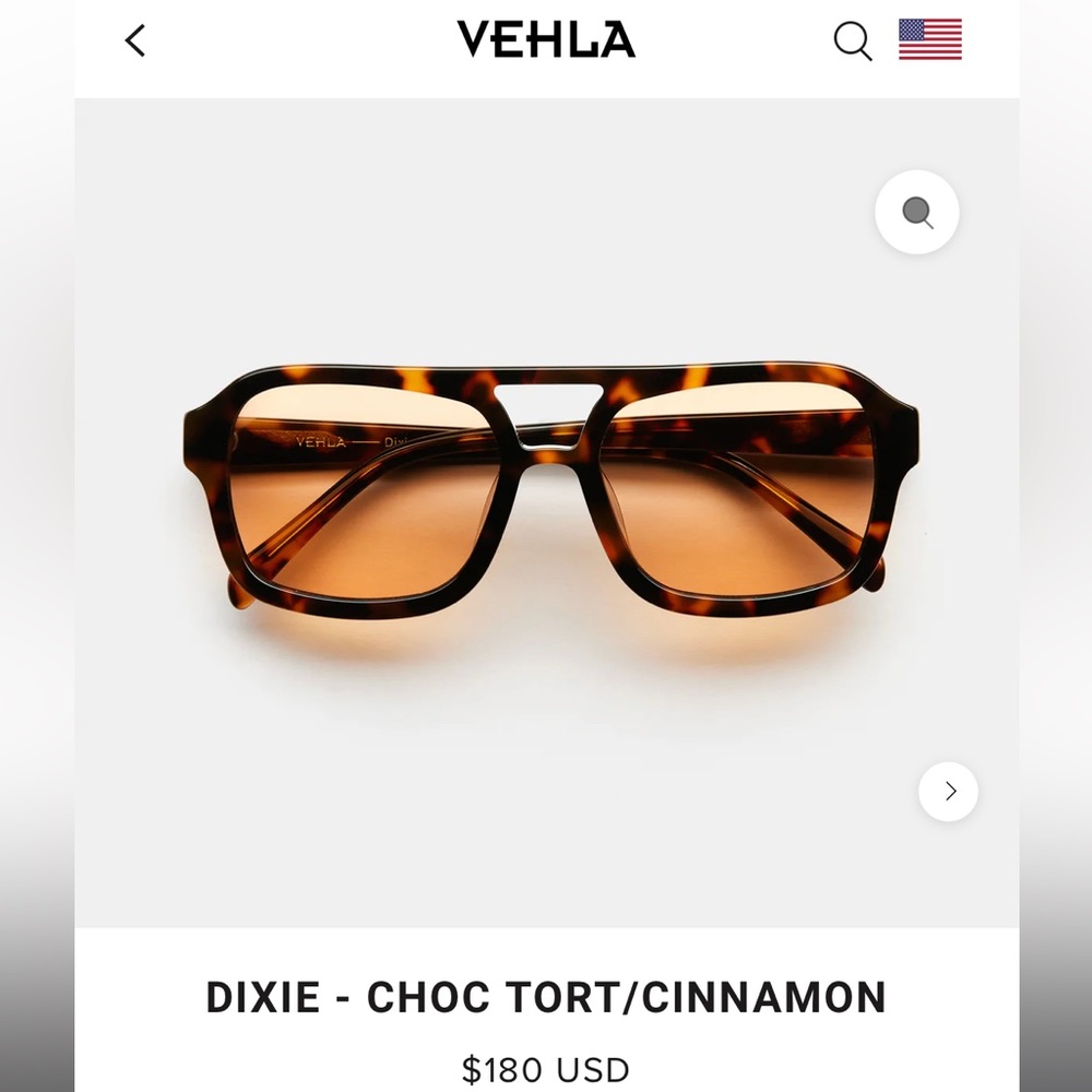 VEHLA sunglasses DIXIE - chocolate tort/cinnamon